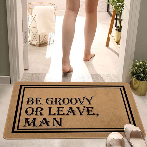 Fun Letter Printed Door Mats Antis Slip Antis Fouling Door Carpet Front