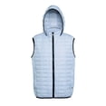 thumbnail image 1 of 2786 - Chaleco con capucha y cremallera modelo Honeycomb para hombre (Blanco) 2786 UTRW5261_white, 1 of 1