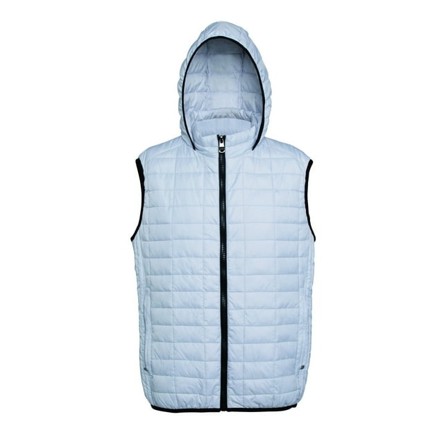 2786 - Chaleco con capucha y cremallera modelo Honeycomb para hombre (Blanco) 2786 UTRW5261_white