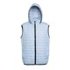 thumbnail image 1 of 2786 - Chaleco con capucha y cremallera modelo Honeycomb para hombre (Blanco) 2786 UTRW5261_white, 1 of 1