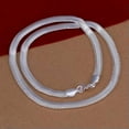 thumbnail image 2 of QQTDFG 6MM 925 sterling solid silver snake chain Men Women necklace 16 - 24 inch-22inches, 2 of 8