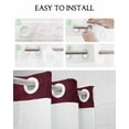 thumbnail image 5 of No Hook Shower Curtain with Snap in Liner, Qatar Football Tournament Hotel Shower Curtains for Bathroom, Washable Shower Curtain Liner Set with Mesh Top Window, 36"x78", 5 of 6