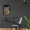 thumbnail image 6 of Epic Art 'Psychedelic Bobcat' by Dean Russo, Acrylic Glass Wall Art, 16"x24", 6 of 8