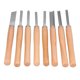thumbnail image 2 of Cincel Para Tallar, Juego De Cinceles De Madera Profesional Para Carpintero Avanzado Principiante Para Tallar Y Cortar Fyydes Woodworking Tools, 2 of 8