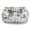 Black & White, variant on Vibrant Life Small Bubble Faux Fur Orthopedic Cuddler Pet Bed, Blue, 22" x 15"