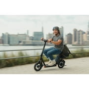 Hover-1 Alpha Cargo Electric Scooter for Teens, 16 mph Max Speed, UL 2272 Certified, Black