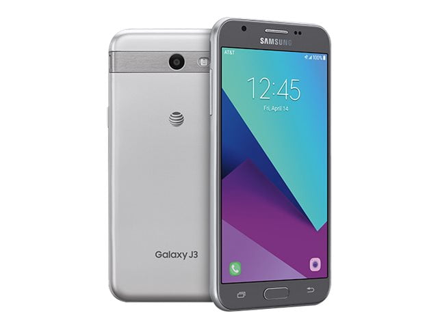 Samsung Galaxy J3 16GB, Silver (AT&T)
