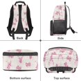 thumbnail image 6 of Pzuqiu Pink Camo Deer Bow Kids Backpack for Ages 6-18 17 Inch Cute Cartoon School Bookbag Durable Large Capacity Elementary School Backpack for Back to School Travel Ideal Student Gift, 6 of 7