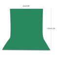 thumbnail image 4 of Background 2 x 1.6m/ 6.6 x 5.2ft Green Photography Background Screen Portrait Photography Backdrop Photo Studio Props Washable Durable Non-Woven Fabric Material, 4 of 6
