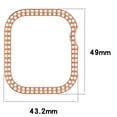 thumbnail image 2 of 46mm Bezel PC Hollow Cover for Smartwatch Polycarbonate for Style and Functionality, 2 of 5