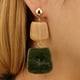 thumbnail image 2 of Pendientes de acrílico cuadrados de moda con textura de mármol creativa para mujeres y niñas., 2 of 8
