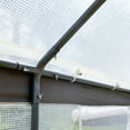 thumbnail image 3 of Spring Gardner Walk In Portable Gable Garden Greenhouse, 10x8x8ft, Clear, 3 of 8