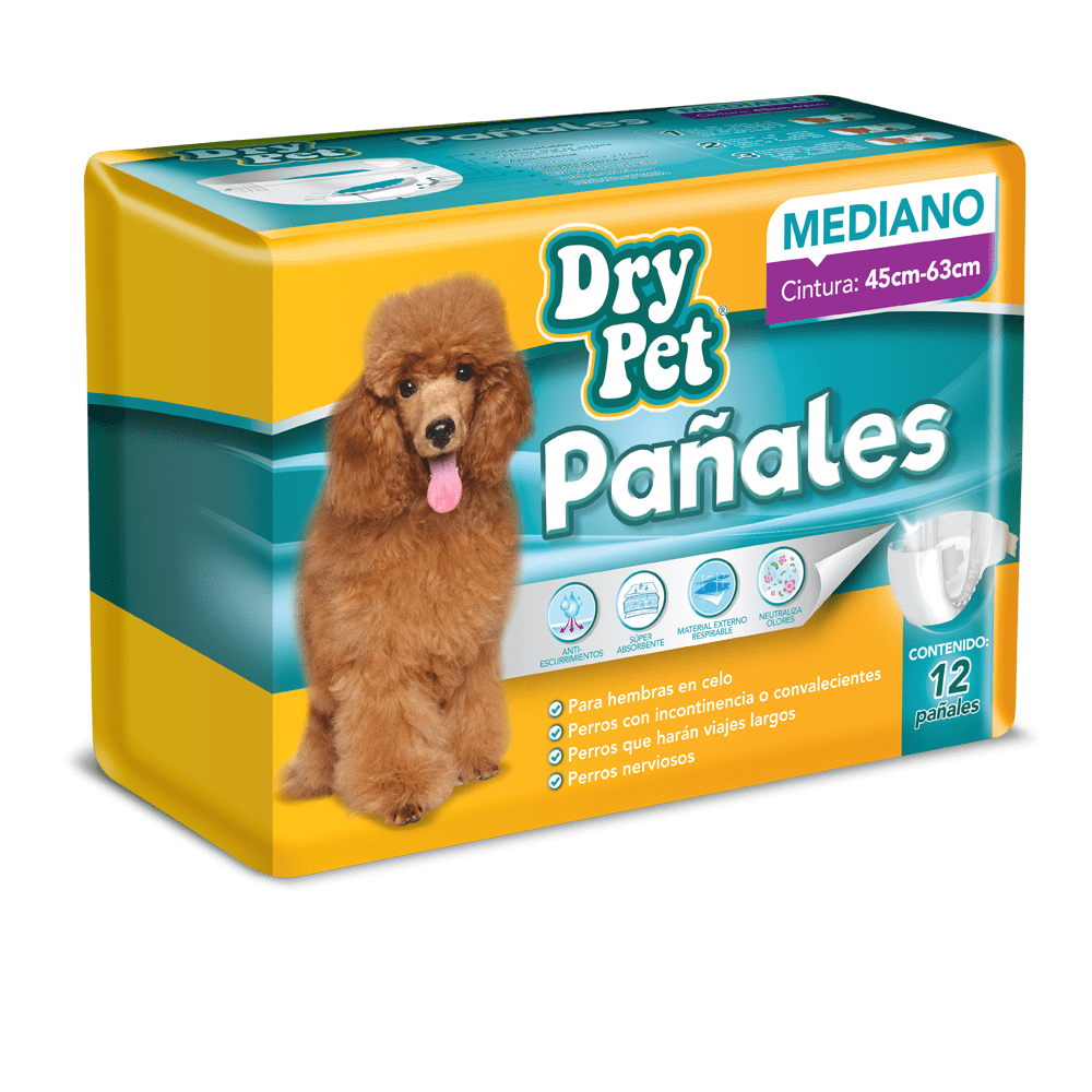 Pañales para Perro Dry Pet 12 Pz Bodega Aurrera en línea