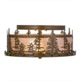 thumbnail image 7 of Meyda Tiffany 26388 Tall Pines 2 Light 16" Wide Semi-Flush Ceiling Fixture - Copper, 7 of 7