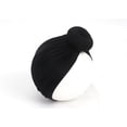 thumbnail image 1 of SUNSIOM Newborn Baby Beanie Hat Pure Color Bow Knot Soft Turban Head Wrap, 1 of 1