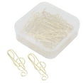 thumbnail image 2 of Metal Paper Clip, Craft Supplies Portable Musical Note Paperclip, For Office Home Gold, 2 of 8