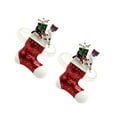 thumbnail image 2 of 2 Pcs Bas de Noël Forme Anneaux Porte-Serviettes pour Salle à Manger, 2 of 8