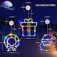 thumbnail image 4 of LOLStar Christmas Decorations, 3 Pack Wreath, Gift Box, Santa Claus Christmas Window Lights with Suction Cups, Battery Operated(Excluded) Indoor Light, 4 of 5