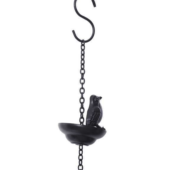 Mobile Birds on Cups Rain Chain for Outside, Chains Gutters Downspouts Home,9x7x80cm
