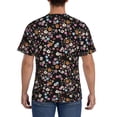 thumbnail image 2 of Naloa Daisies Flowers Men's T-Shirt Sport T-shirt Men's Basic Tee Casual Men's Shirt, Round Neck, Short Sleeves - X-Large, 2 of 5