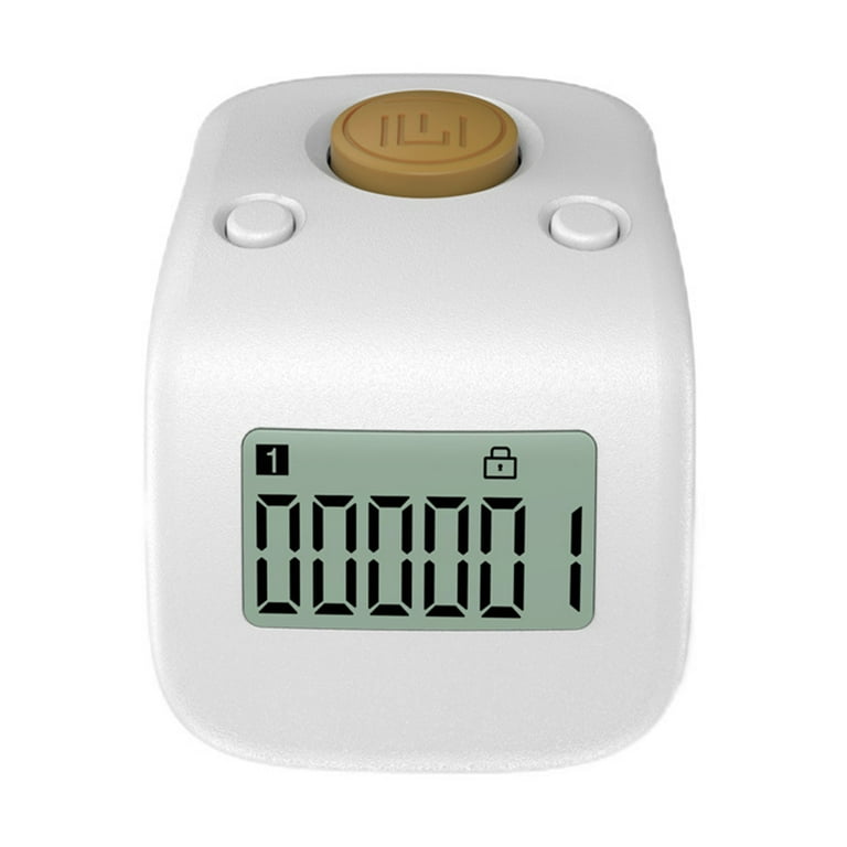 Portable Digital LCD Finger Ring Tally Counter Multi-color 6 Channel  Counting 6 Digit Buddha Bead Prayer Counter Clicker