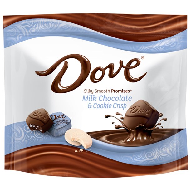 Dove Silky Smooth Promises Milk Chocolate & Cookie Crisp Candy, 7.61 Oz