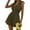 Army Green, variant on BONIXOOM Bodysuits for Women Women's Pants Solid Mid Waisted Long Walking Beach Bodysuit Baggy Fit Flare-Leg Standard Army Green 2XL