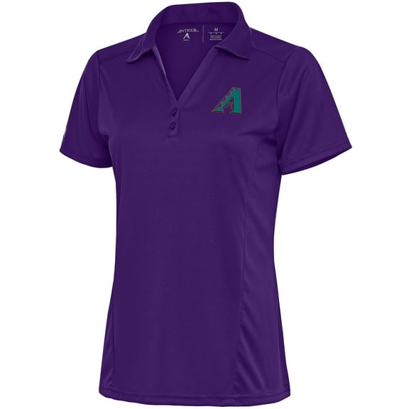 Women's Antigua  Purple Arizona Diamondbacks Cooperstown Tribute Polo