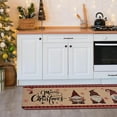 thumbnail image 4 of Christmas Kitchen Mats for Floor 2 Pieces, Non Slip Absorbent Kitchen Rugs Washable for Christmas Decor, Cute Gnome Christmas Door Mat and Rug, 17''''x47''''+17''''x29'''', 4 of 6