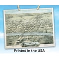 thumbnail image 6 of Bird’s Eye View of Waco Texas 1873 Vintage City Map Historic Brazos River Bridge Town Aerial Illustration Western Wall Art Texas Decor Home Office Library Study Interior Display 16x20 Unframed Poster, 6 of 8