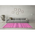 thumbnail image 3 of Ahgly Company Indoor Rectangle Abstract Pink Modern Area Rugs, 7' x 10', 3 of 4