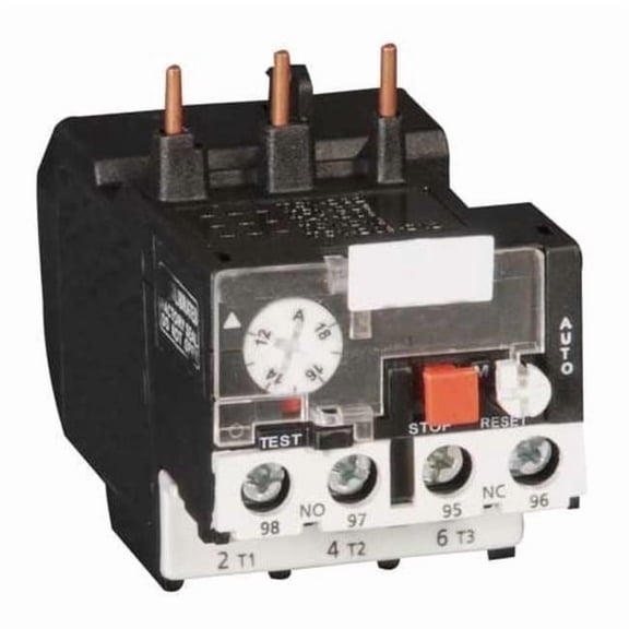 Dayton Overload Relay, 1NC/1NO, 4 A Min current, 6 A Max current 6ECC1