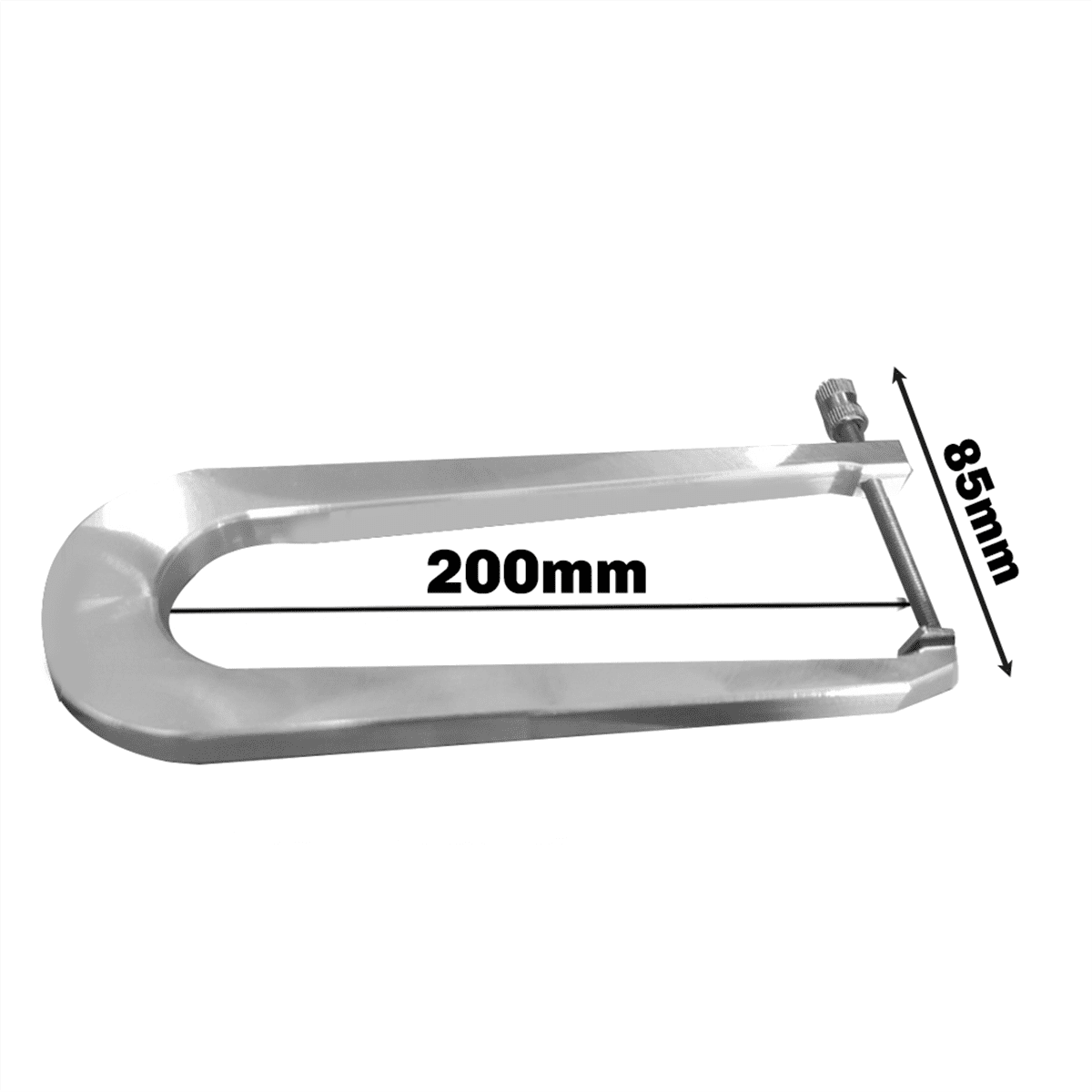 Guitar Bridge Clamp for Guitar Maker Luthier Tool Throat Depth 20cm for Wood Guitar Fittings,1 * Guitar Bridge Clamp,Silver