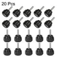 thumbnail image 4 of Uxcell 20 Packs M3 x 12mm Male Thread 14mm Head Knurled Knobs Thumb Screws Clamping Knobs, 4 of 5