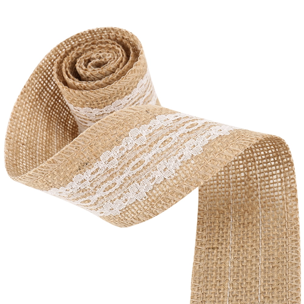 Twine String 8 Rolls Burlap Ribbon - Natural Jute Lace Twine For Crafts,  Wedding Decor \u0026 Gift Wrapping Ribbons For Crafts, image size:1000x1000