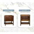 24" Freestanding Bath Vanity with Open Shelf Sink Base Without