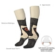 thumbnail image 4 of Balery Retro Raccoon Graphic Print Calcetines novedosos Calcetines deportivos Calcetines hasta la rodilla Calcetines de algodón Calcetines originales y geniales, 4 of 6