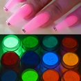 thumbnail image 1 of 10ml Luminous Acrylic Dipping Glow Powder Neon Colors System Glow In The Dark Acrylic Nail Dust For Carving Extension Gq-235378, 1 of 5