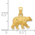 thumbnail image 4 of Collier Pendentif Ours en Or Jaune 14k, 4 of 8