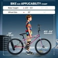 thumbnail image 2 of BMX Bike, 20 inch Kids Bike, DEYGIA Bikes for Kids 6-14, Boys Bike with 4 Pegs, High-Carbon Steel BMX Frame, 360 Handlebar Rotation, Jet Fuel Finish, 2 of 7