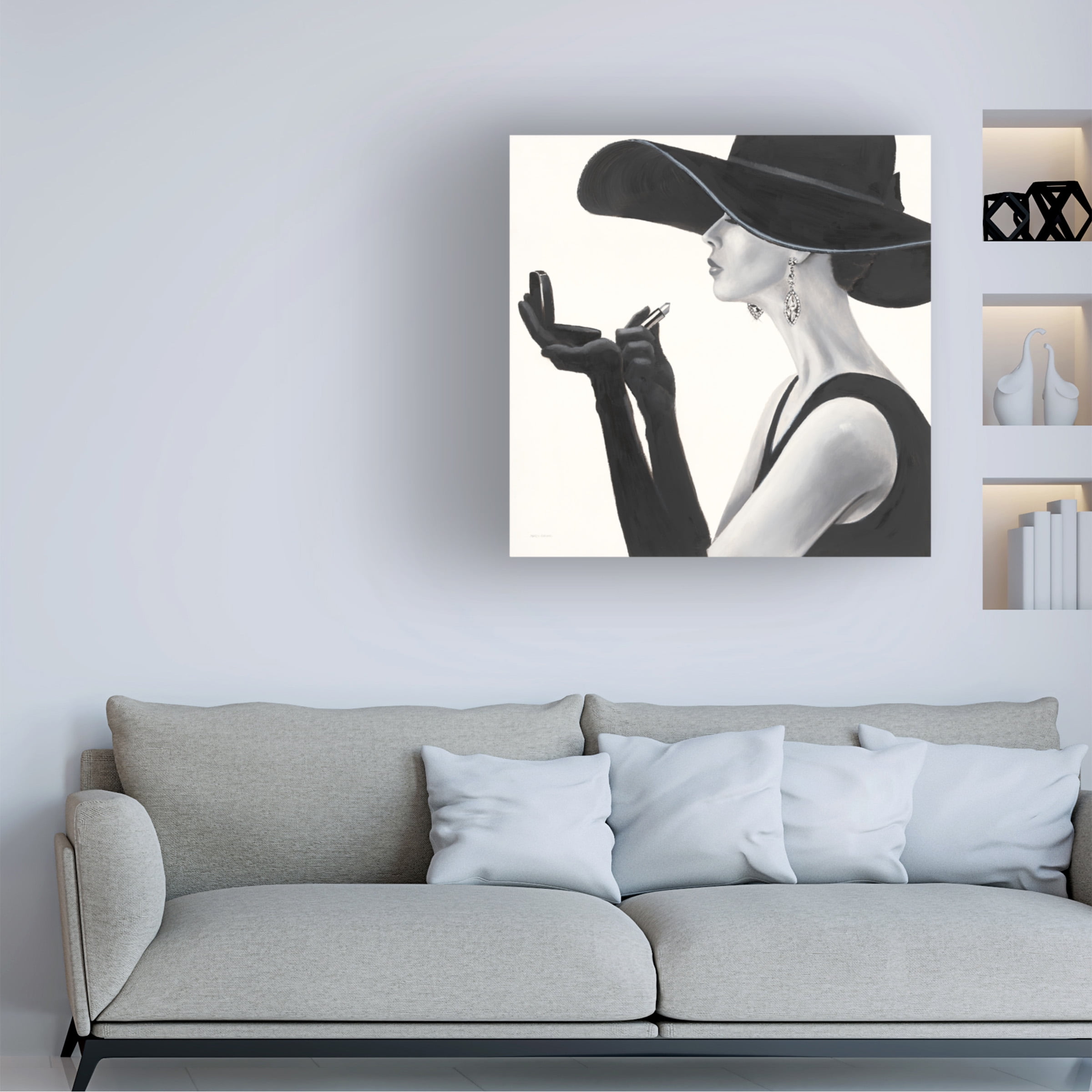 Marco Fabiano 'Haute Chapeau II' Canvas Art