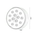 thumbnail image 4 of Zatoumnr Usb Charging 13 LEDs Lights Rgb Color Changing RF Remote Control Diving Lights Timing Pool Bottom Lights Submersible LED Pool Lights for Above Ground Inground Pool, Bath, Party, 4 of 9
