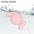 thumbnail image 6 of WILLED Waterproof Airtag Dog Collar Holder for Apple Airtag Dog Tracker, 2 Pack GPS Tracking Accessories Anti-Lost Silicone Air Tag Holder Case for Pet Cat Dog Collars, 6 of 8