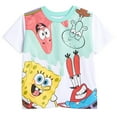 thumbnail image 2 of SpongeBob SquarePants Patrick SpongeBob SquarePants Squidward Big Boys T-Shirt and Shorts Outfit Set Toddler to Big Kid, 2 of 4