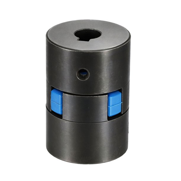 Juego de Acoplamiento Flexible Uxcell, Acoplamiento L070 L-Jaw de 15/32" a 15/32", Araña de Caucho Intercambiable para Equipos de Automatización de Transmisiones de Eje, Negro