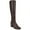 Cordovan Synthetic, variant on FRANCO SARTO Womens Black Comfort Tribute Block Heel Zip-Up Boots 10 M