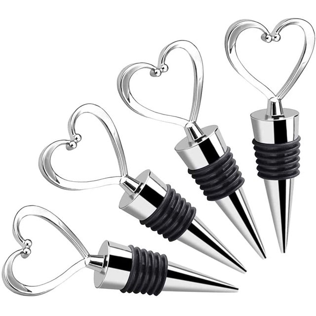 Surrme 4 Pcs Bouchons à Vin, Bouchons à Vin Bouteilles de champagne, Bouchons de champagne, Bouchons en Acier Inoxydable, Bouchons à Vin, Bouchons à Vin Vin, Bière