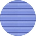 thumbnail image 1 of Ahgly Company Machine Washable Indoor Square Transitional Blue Ribbon Blue Area Rugs, 3' Square, 1 of 7