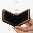 thumbnail image 3 of ziyahi Wood Jewelry Box Gift Holder Storage Ring Case Romantic Wedding Rings Bearer Jewellery Proposal Engagement Party Type 1 Type 1, 3 of 6
