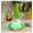 Green, variant on Lighted Bunny Easter Gnome Plush, Handmade Scandinavian Swedish Tomte, Light Up Elf Toy Easter Present, Battery Operated Rabbit Gifts Spring Tabletop Easter Holiday Decorations